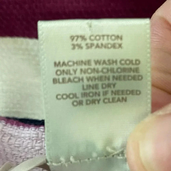 Loft 6 multicolor color block knee high double side‎ slit skirt - Picture 7 of 8